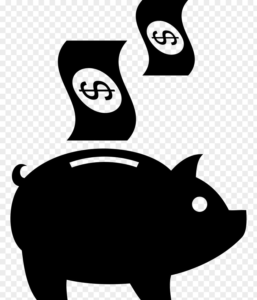 Piggy Vector Bank Coin Saving PNG
