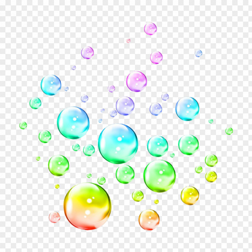 Rainbow Soap Bubble Color PNG