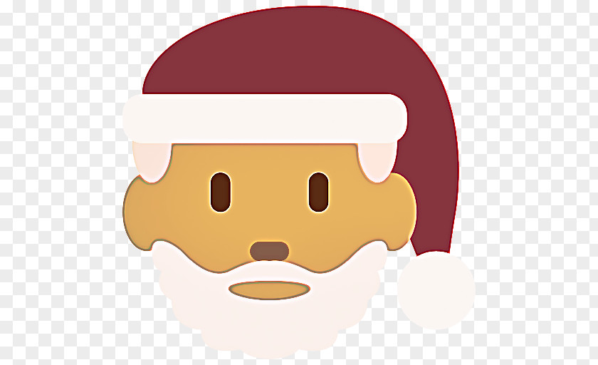 Smile Moustache Christmas Tree Emoji PNG