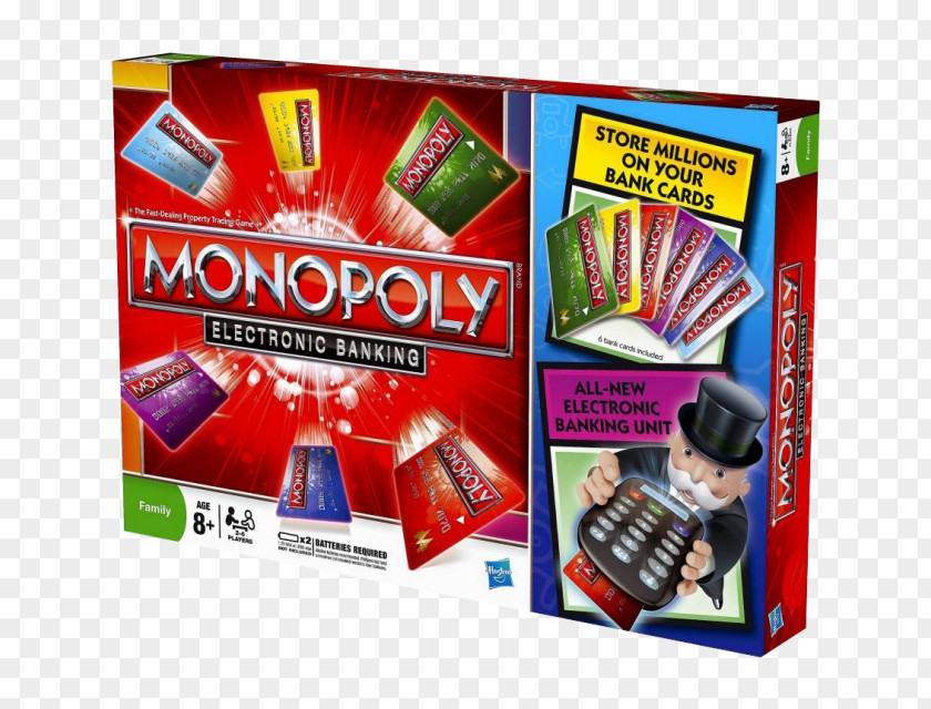 Bank Hasbro Monopoly Electronic Banking Here And Now PNG