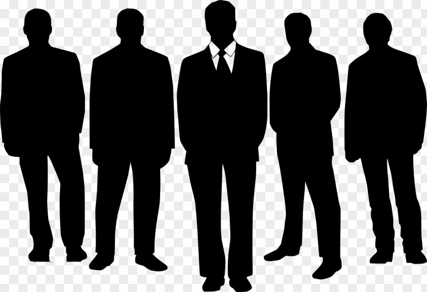 Business People Silhouettes Chief Executive Senior Management Clip Art PNG