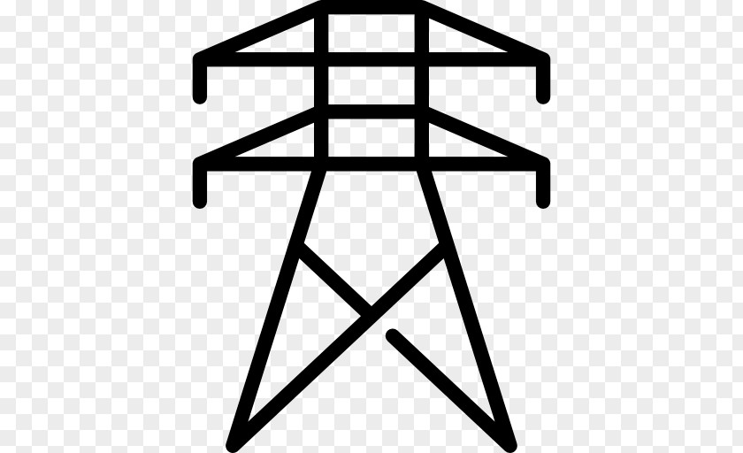 Electric Tower Transmission Power Electricity Overhead Line PNG