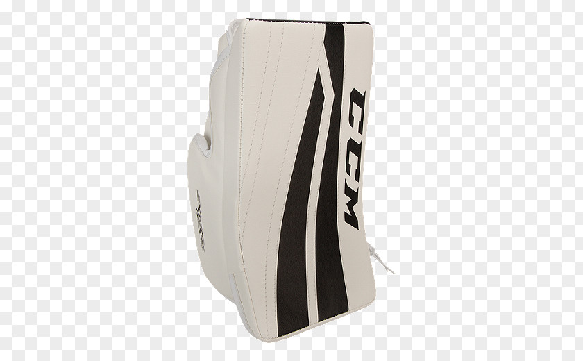 Flex Printing Machine Blocker Ice Hockey Goaltender White PNG