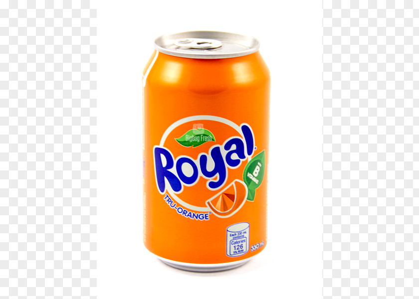Fresh Style Orange Soft Drink Fizzy Drinks Juice Royal Tru PNG