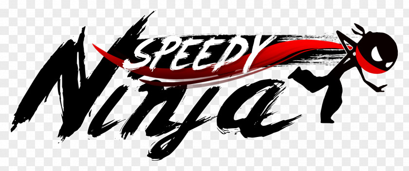 Ninja Logo Speedy Graphic Design PNG