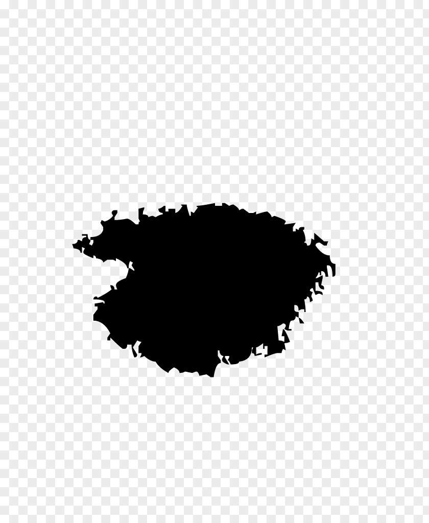 Stroke Paintbrush Black And White Silhouette PNG