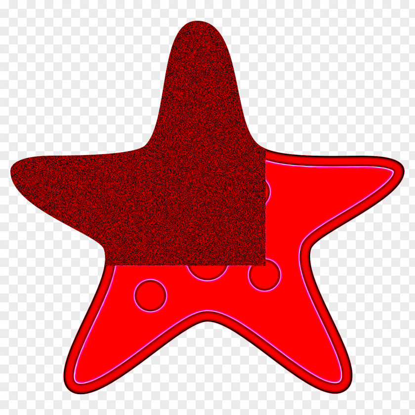 Carmine Star Red PNG