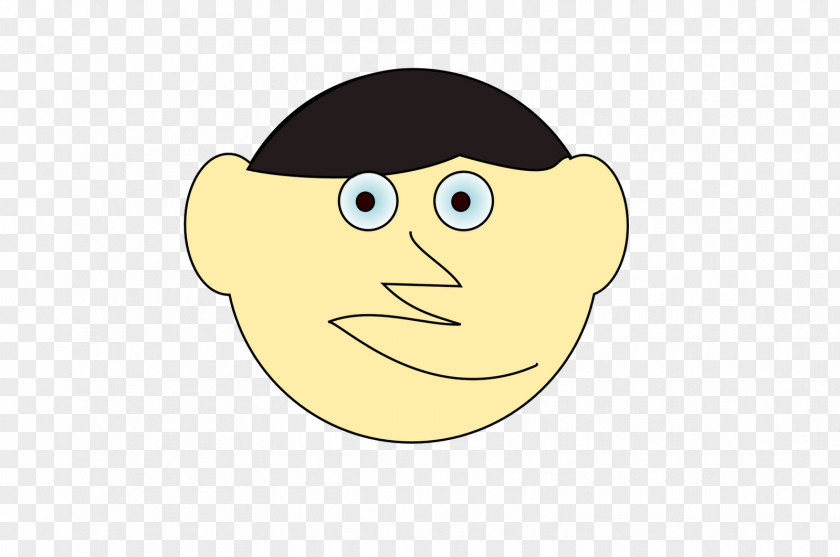 Cartoon Mouth Smiley Nose Cheek Happiness PNG