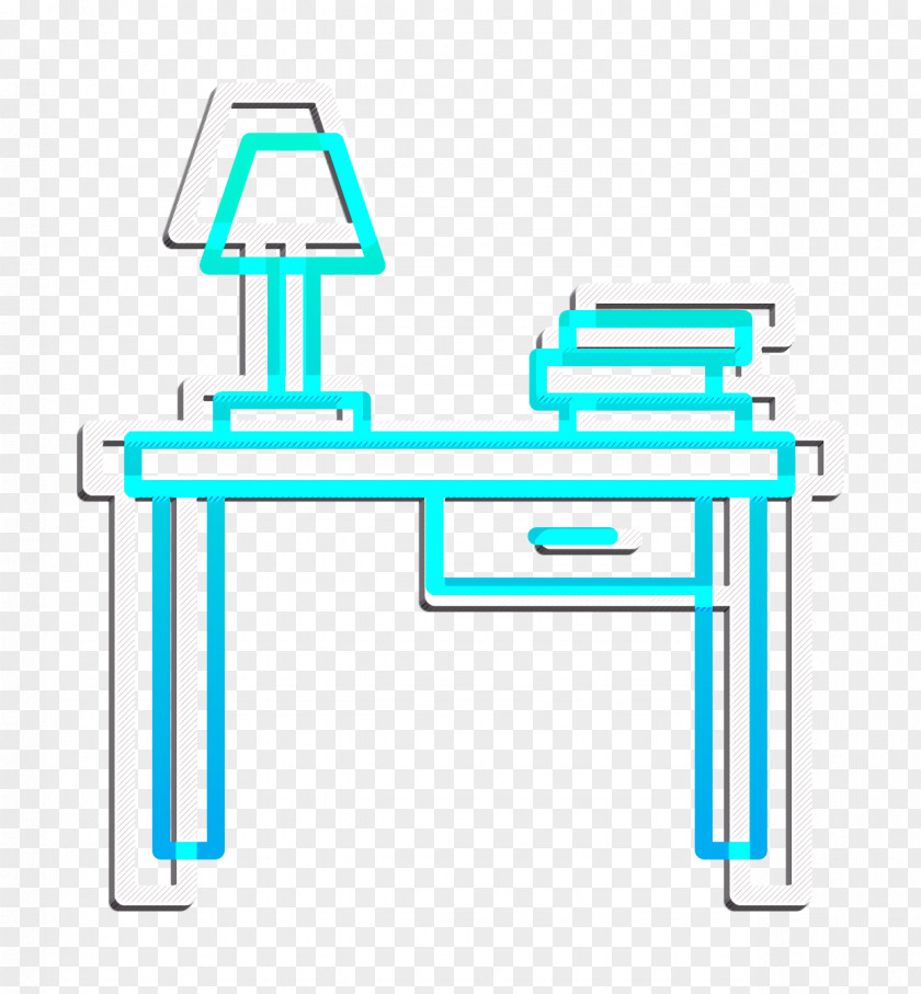 Desk Icon Interiors Furniture And Household PNG
