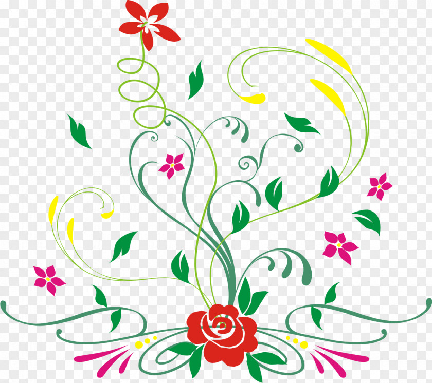 Floral Vector Design Flower PNG