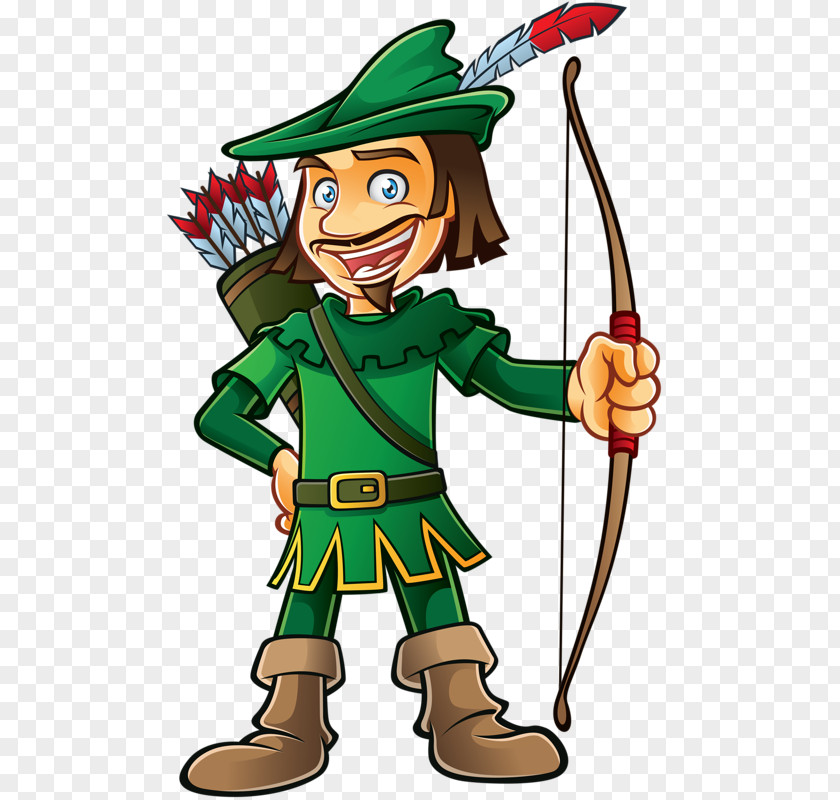 Take A Bow And Arrow Hunter Robin Hood Royalty-free Stock Illustration PNG