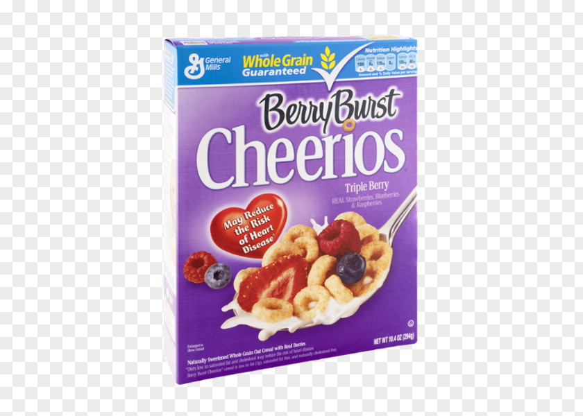 Triple Berry Honey Nut CheeriosBreakfast Corn Flakes Breakfast Cereal Dulce De Leche General Mills Burst Cheerios PNG