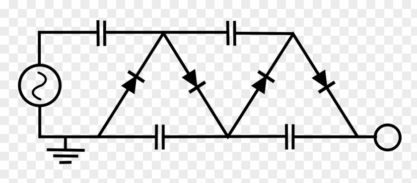 High Voltage Cockcroft–Walton Generator Marx Multiplier Electric Potential Difference PNG