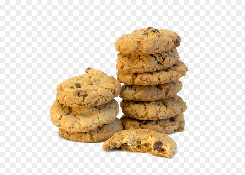 Oatmeal Raisin Cookies Chocolate Chip Cookie Peanut Butter Anzac Biscuit Vegetarian Cuisine PNG