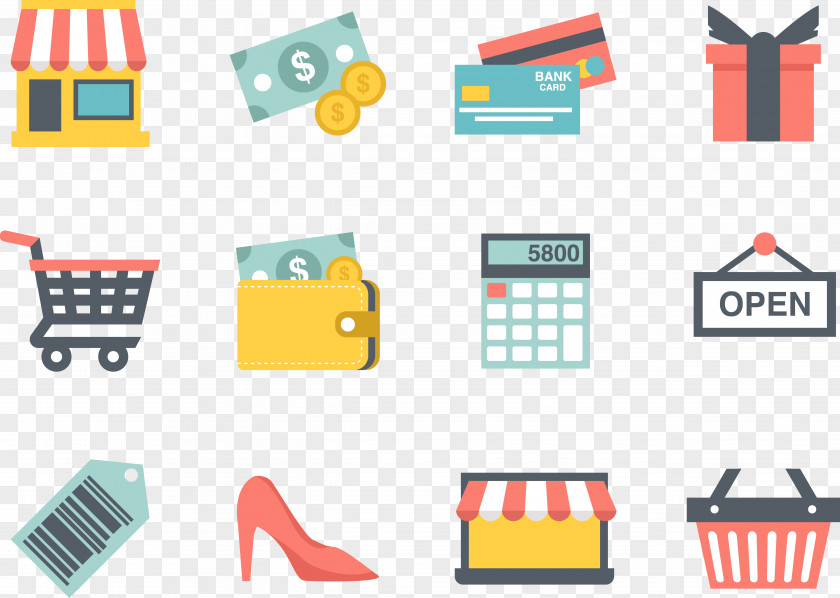 Shop Shopping Collection PNG