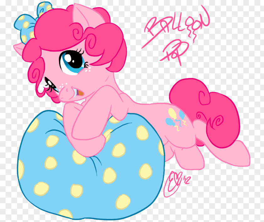 Ballon Pop Clip Art Pinkie Pie Vertebrate Illustration Pony PNG