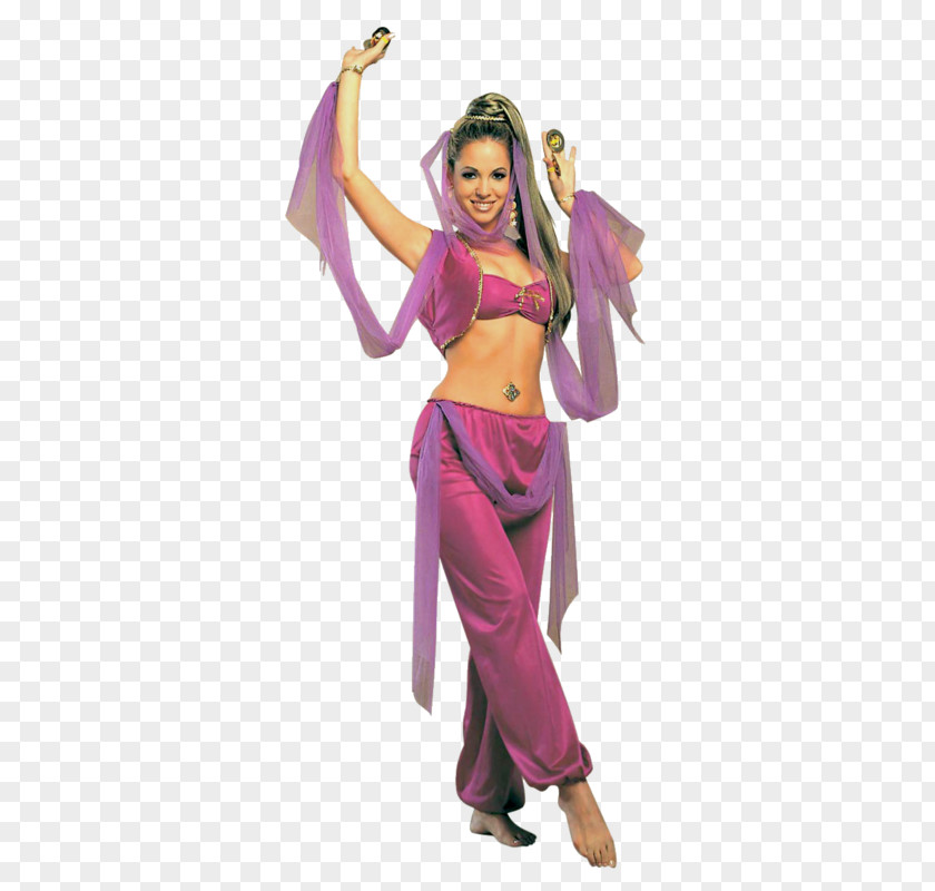 Princess Jasmine Belly Dance Costume Clothing PNG