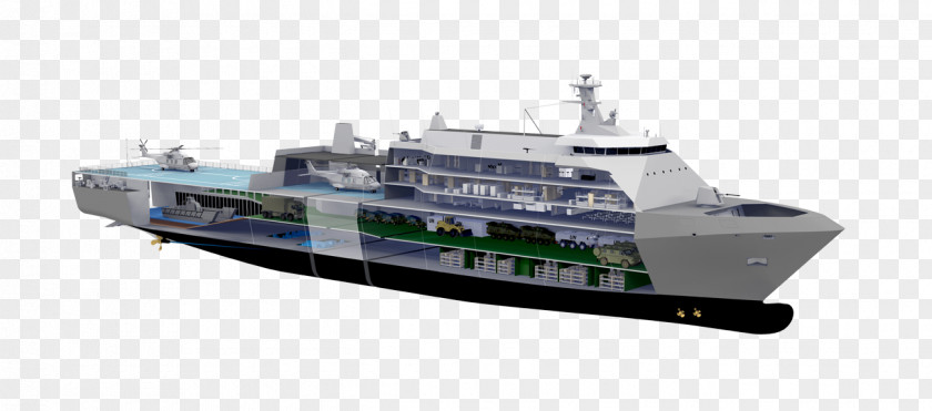 Ship Ferry Amphibious Transport Dock Damen Group HNLMS Rotterdam PNG