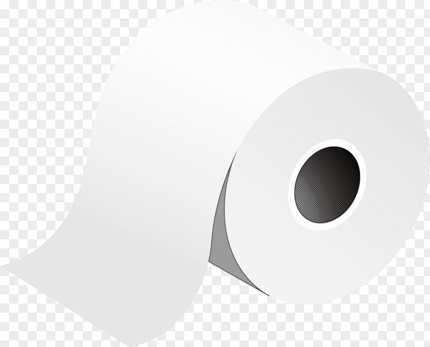 White Toilet Paper Product Label PNG