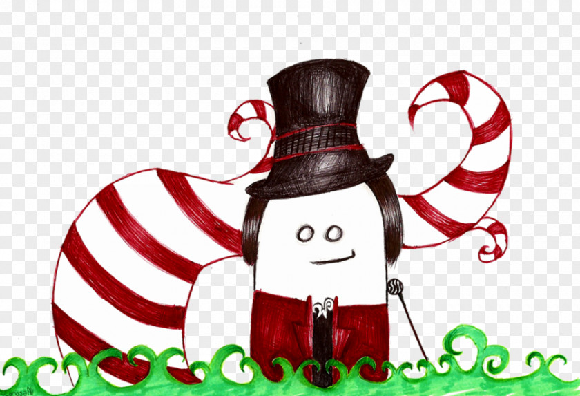 Willy Wonka Christmas Ornament Character Clip Art PNG