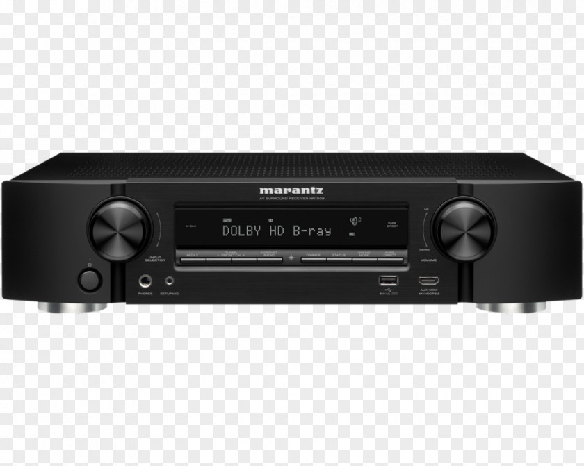 Component Home Theatre Sound Marantz NR1509 AV Receiver High Fidelity Theater Systems PNG