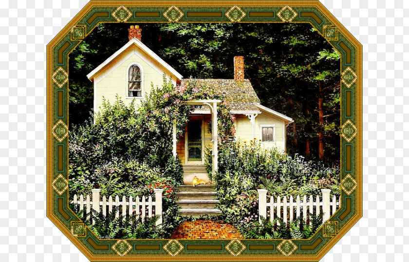 House Cottage Plan Log Cabin PNG