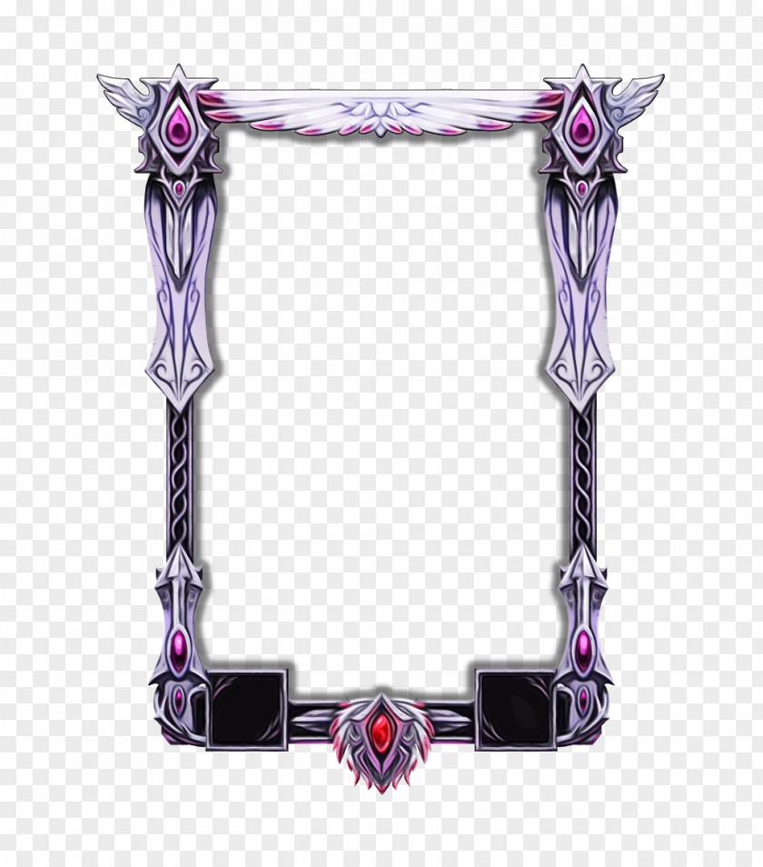 Picture Frame Purple PNG