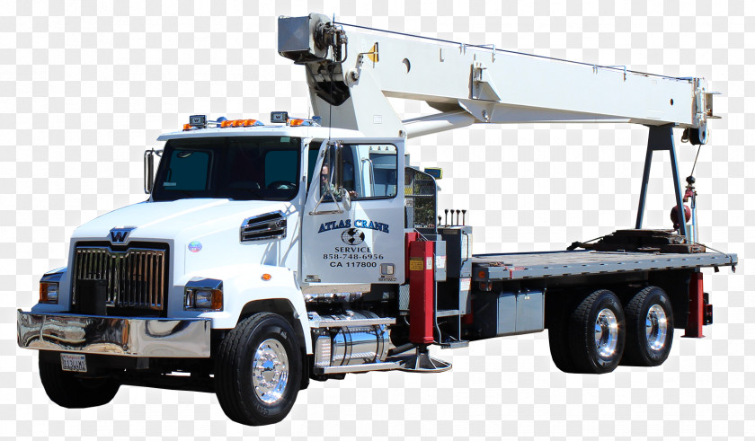 Crane Commercial Vehicle Car Tow Truck Machine PNG