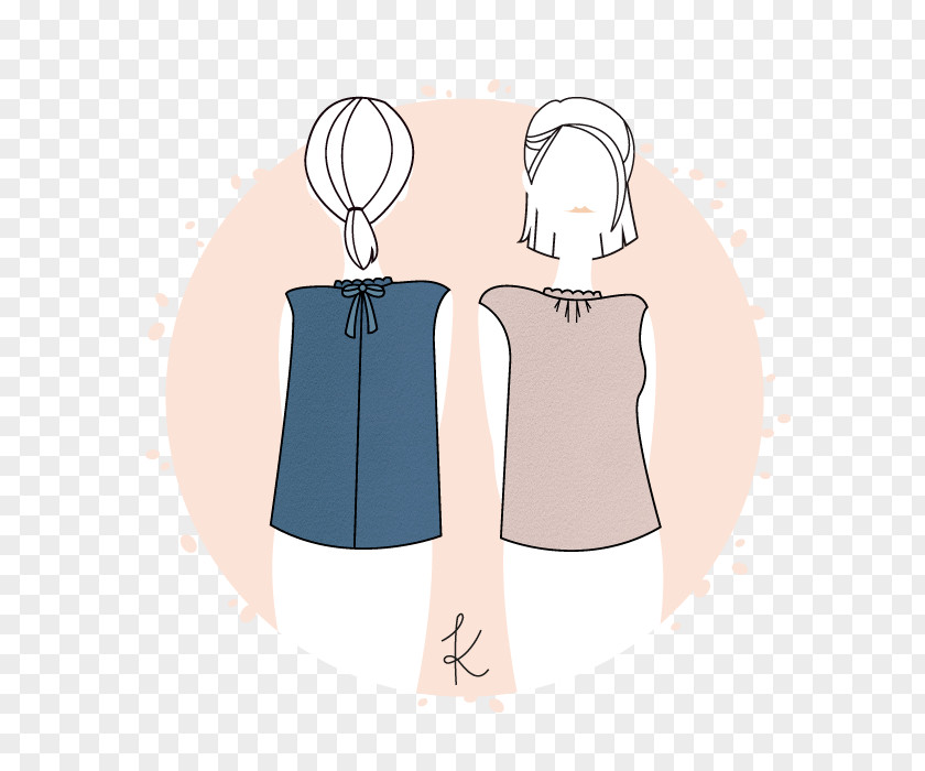 Dress Shoulder Blouse Sewing Neckline Pattern PNG