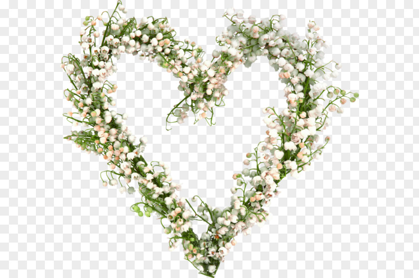 Heart-shaped Wreath Of Flowers Flower Shape Clip Art PNG