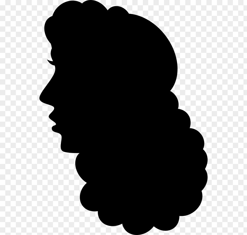 Black Woman Silhouette And White Female Clip Art PNG