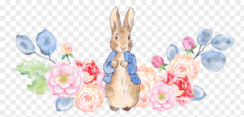 Cartoon Rabbit The Tale Of Peter Watercolor Painting Illustration PNG