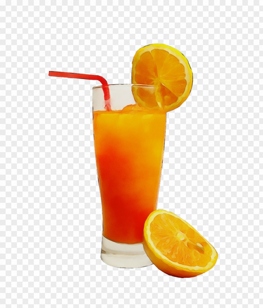 Hurricane Cocktail Garnish Orange Drink Juice Rum Swizzle Planter's Punch PNG