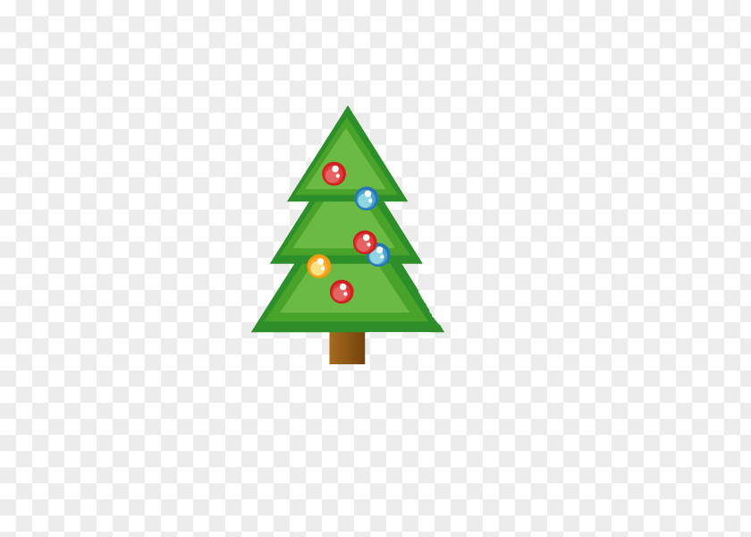 Simple Christmas Trees Template Tree Decoration Pattern PNG