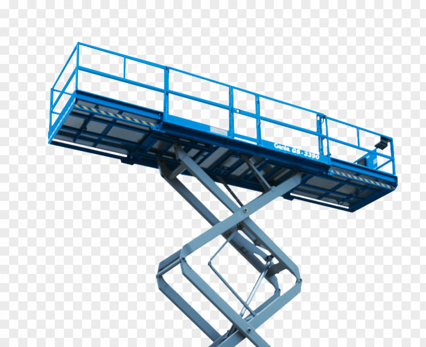 Extended Aerial Work Platform Genie Elevator International Powered Access Federation Manufacturing PNG