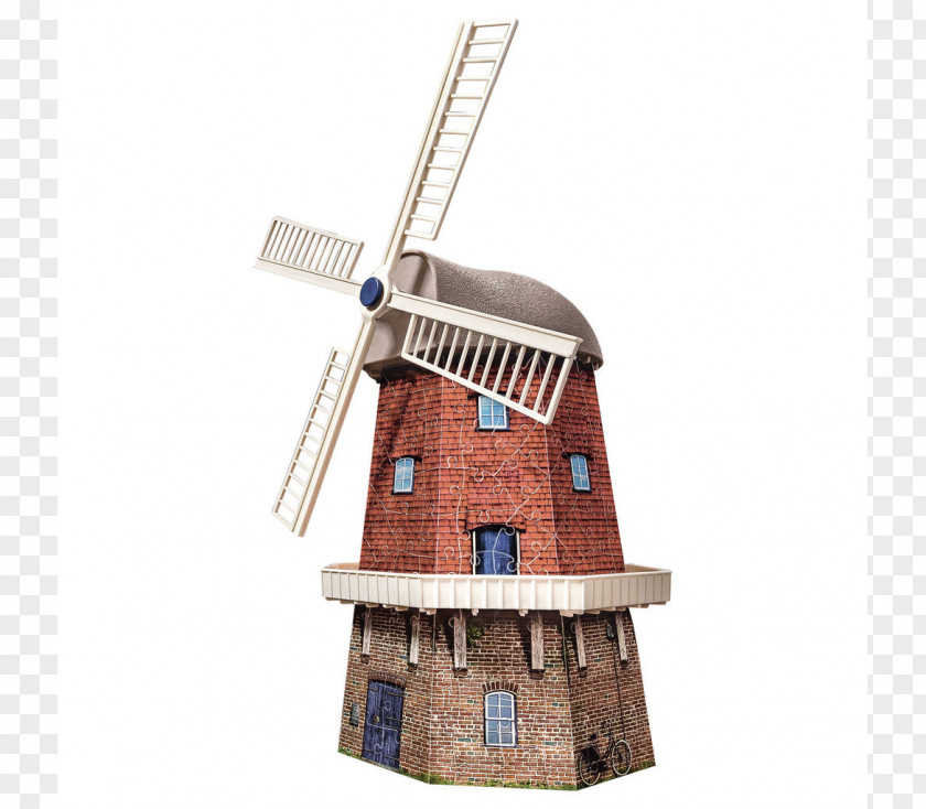 Windmill Jigsaw Puzzles Puzz 3D Ravensburger Building PNG