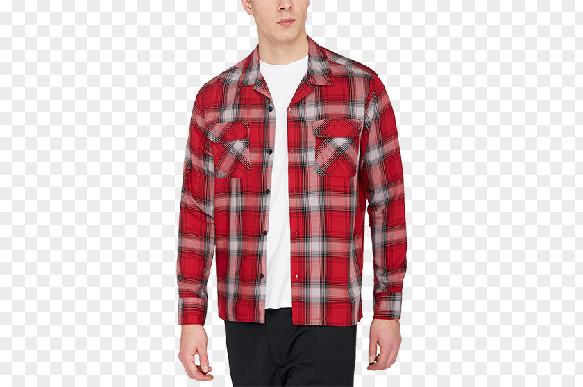 Black And Red Plaid T-shirt Clothing Jacket Hoodie PNG
