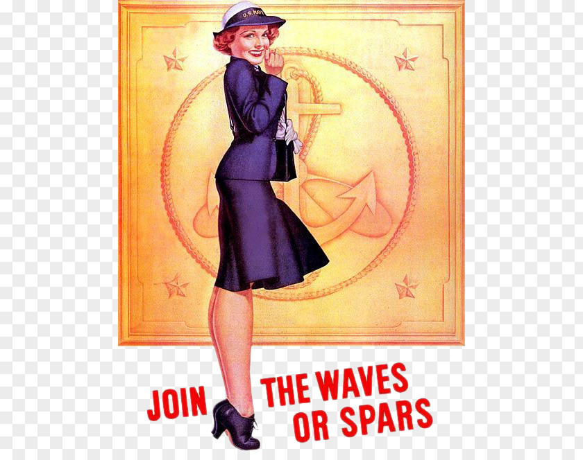 Europe Posters Women United States Navy Second World War WAVES SPARS PNG