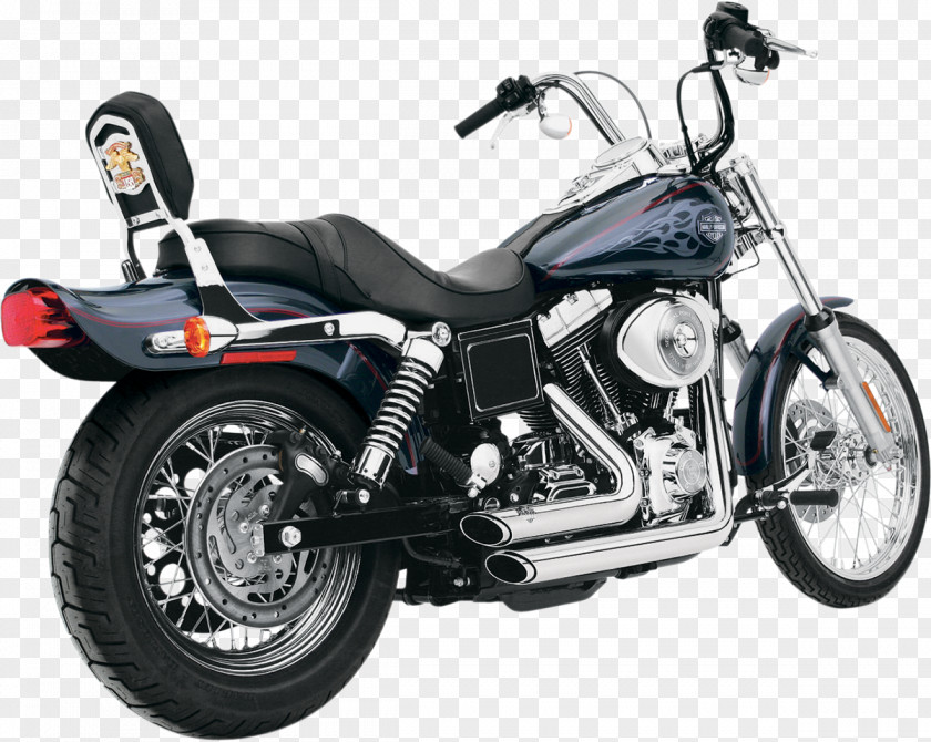 Motorcycle Exhaust System Harley-Davidson Super Glide Sportster PNG