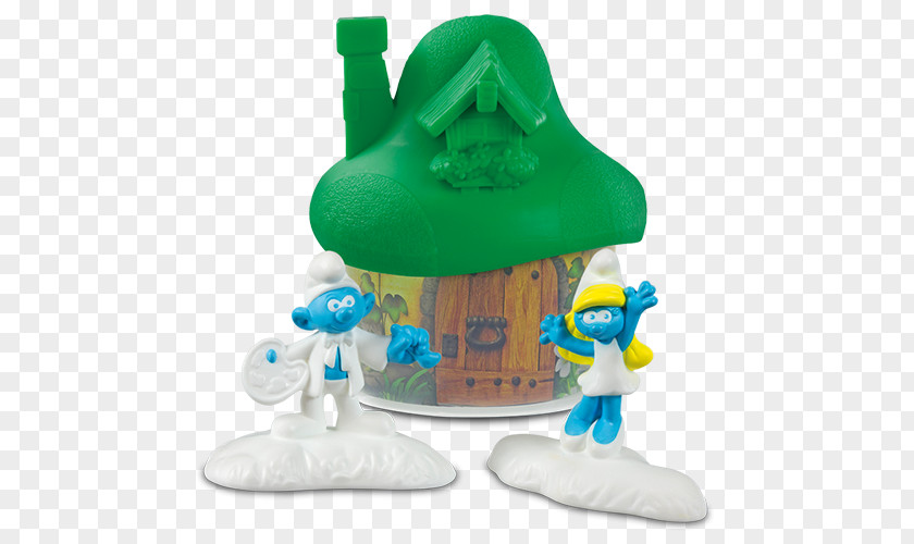 Toy McDonald's Happy Meal Smurfette Kinder Surprise PNG