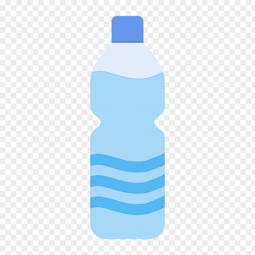 Azure Bottled Water Plastic Bottle PNG