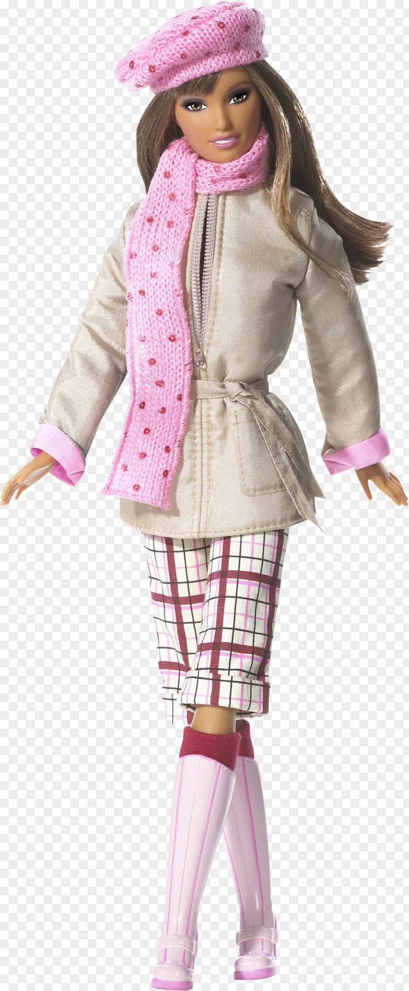Barbie Doll Benetton Group Fashion Scarf PNG