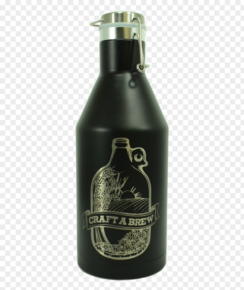 Black Champagne Bottle Favors Beer Glass PNG