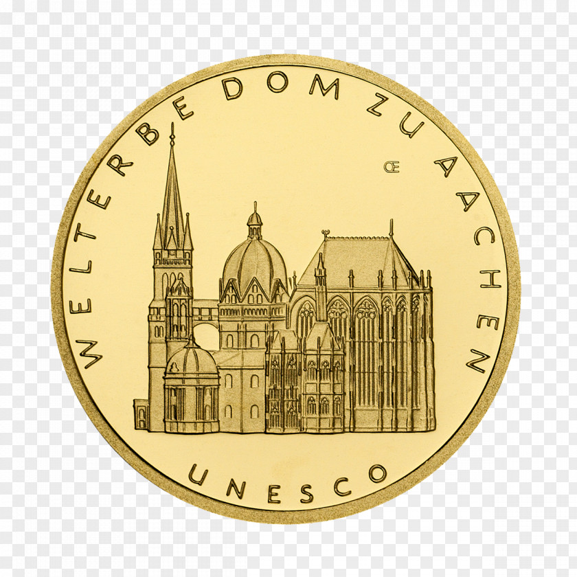 Coin Gold Euro Bullion PNG