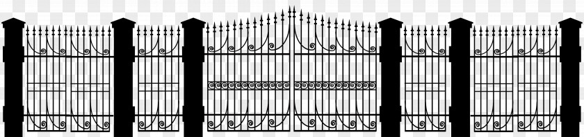 Fence Black And White Monochrome Photography Picket PNG