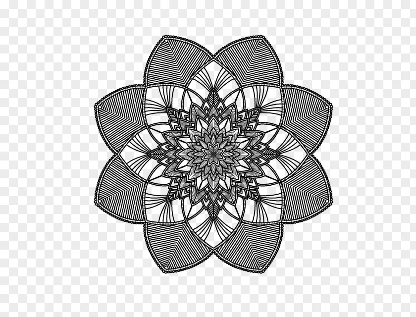 Mandala Background Drawing Meditation Symbol Modell PNG