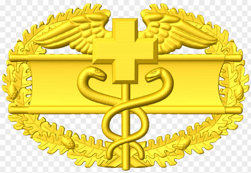 Military Combat Medical Badge Expert Field PNG