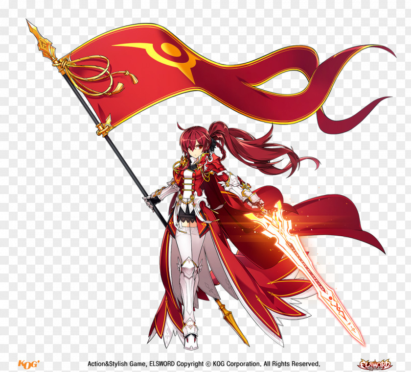 Sword Elsword Elesis Character PNG