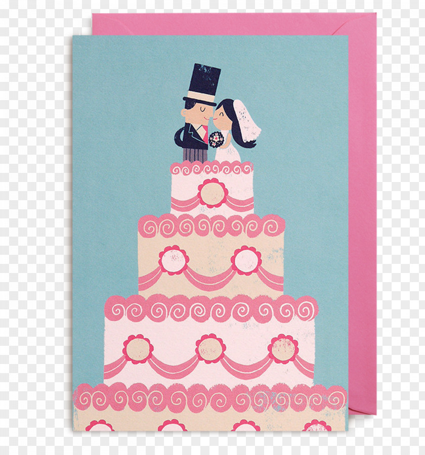 Wedding Cake Greeting & Note Cards Birthday Paper Gift PNG