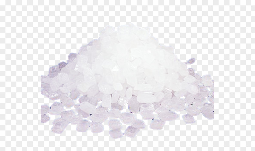 White Rock Sugar Fleur De Sel Crystal Sodium Chloride Lilac Salt PNG